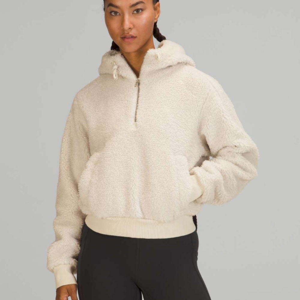 Lululemon Ultra Cozy Textured Fleece 1/2 Zip sz.8